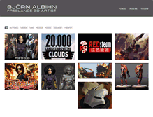 Tablet Screenshot of albihn.net